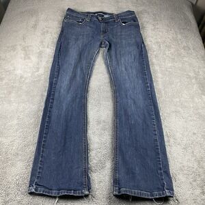 Levis 542 Tilted Flare Jeans Womens 12 Blue Medium Wash Low Rise Bootcut Y2K